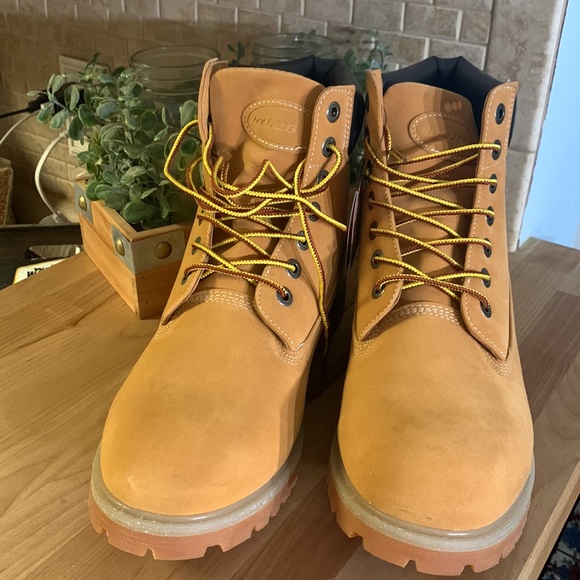 Lugz Mens Convoy Tan Work Boots New - Picture 4 of 12